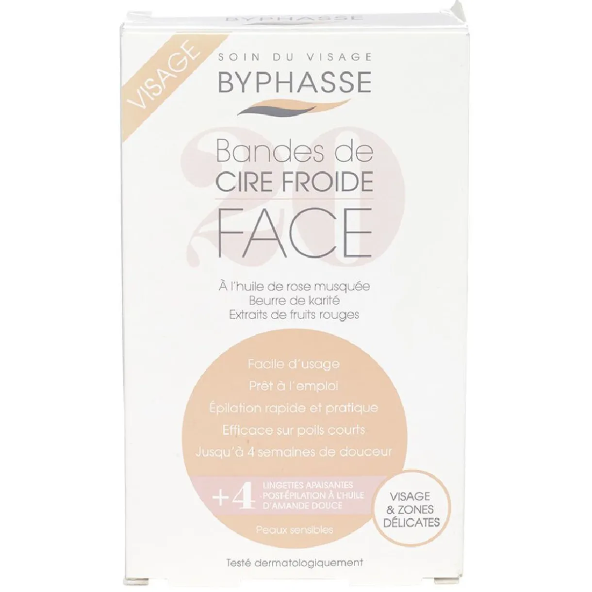 Discount Gifi Bande de cire froide visage X20