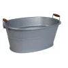 Nettoyage Et Entretien|Gifi Baquet ovale bassine bord haut plastique gris 28L