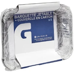 Barquette en aluminium 2L par 5^Gifi Outlet