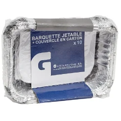 Barquette en aluminium x10^Gifi New