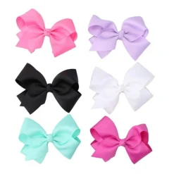 Gifi Barrette à cheveux noeud coloré