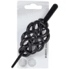Gifi Barrette à chignon pvc noir