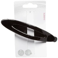Clearance Gifi Barrette large design crocodile grand modèle noir