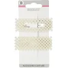 Best Gifi Barrette perles imitation blanc x2