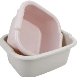 Nettoyage Et Entretien|Gifi Bassine carrée bleu vert x2