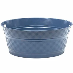 Nettoyage Et Entretien|Gifi Bassine souple ronde motif quadrillé bleu