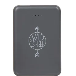 Gifi Batterie de secours grise incription Wild & Free