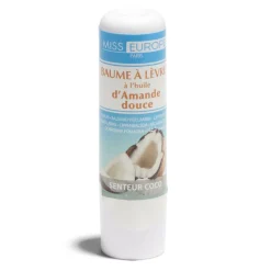 Hot Gifi Baume à lèvres à l'huile d'amande douce senteur coco transparent