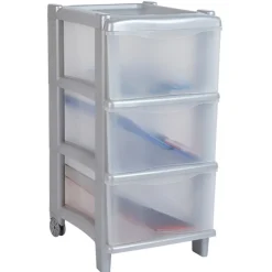 Rangement|Gifi Bloc 3 tiroirs à roulettes