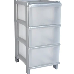 Rangement|Gifi Bloc 3 tiroirs à roulettes