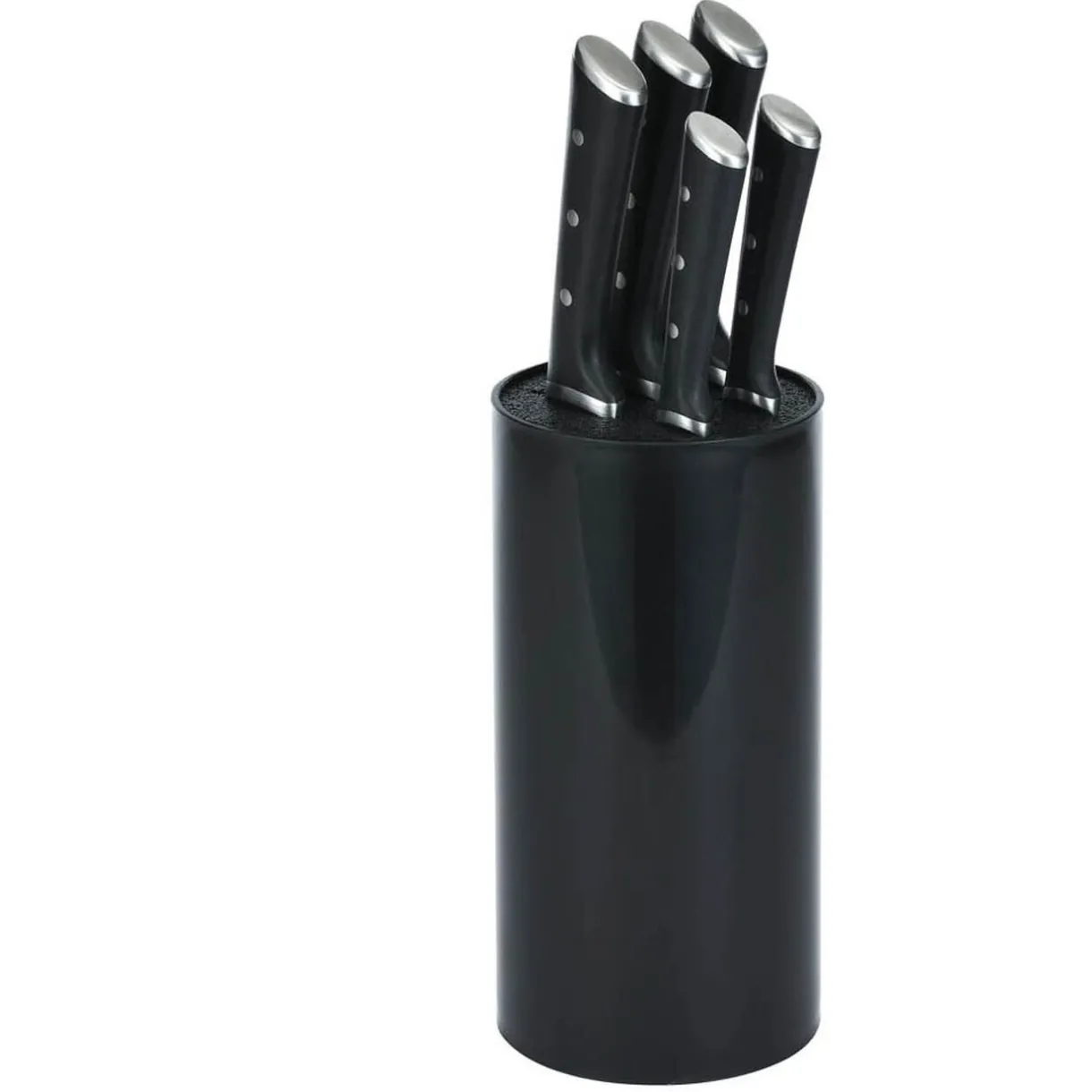 Bloc couteaux universel rond noir^Gifi Best