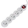 Sale Gifi Bloc multiprise blanc interrupteur 5 prises