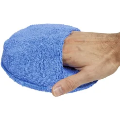 Nettoyage Et Entretien|Gifi Bloc éponge ronde microfibre bleu 15x15cm x2