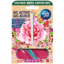 Nettoyage Et Entretien|Gifi Bloc WC gel actif Ambi Pur parfum Rose et Lys