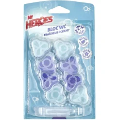 Nettoyage Et Entretien|Gifi Bloc WC My Heroes fraicheur océane x2
