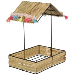 Bocal à paille et couvercle style tropical avec support x4^Gifi