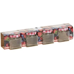 Bocal de conservation en verre 75 ml x 4^Gifi Sale