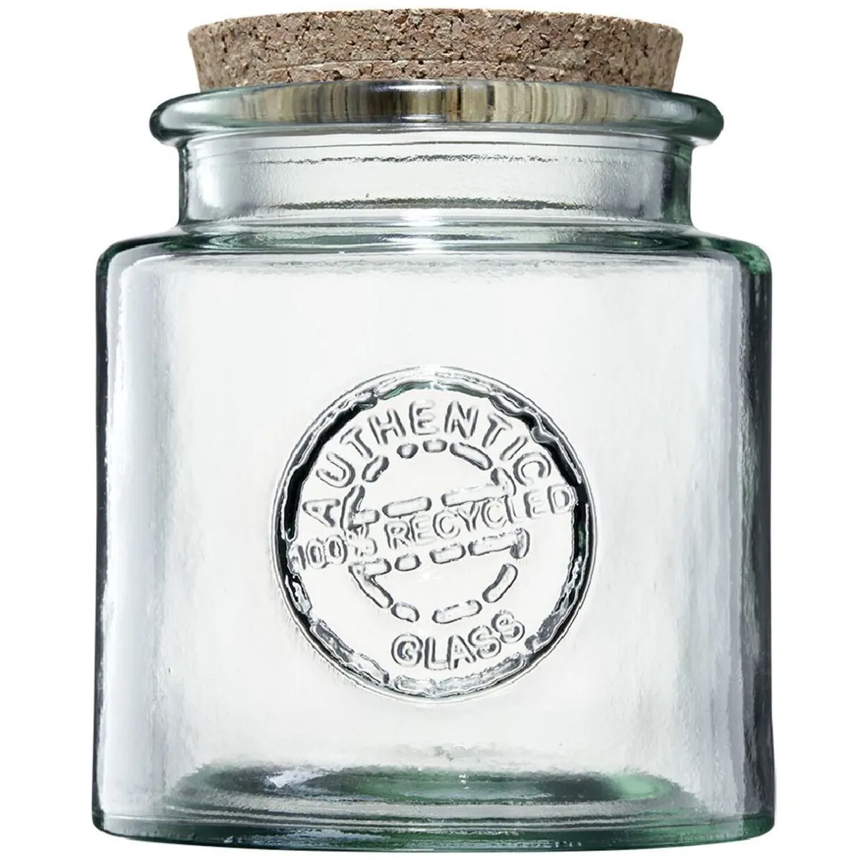 Bocal de conservation verre transparent couvercle liège 0,8L^Gifi New