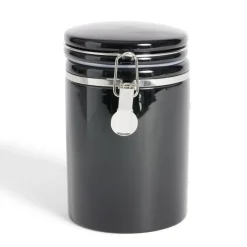 Bocal en céramique avec clip en métal Ø10xH16,5cm^Gifi Clearance