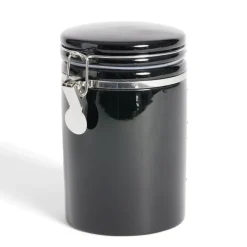 Bocal en céramique avec clip en métal Ø10xH16,5cm^Gifi Clearance