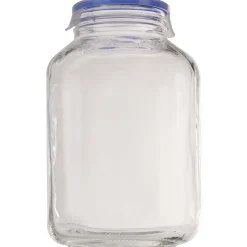 Bocal en verre avec couvercle hermétique 3,1L^Gifi New
