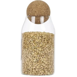 Bocal en verre avec couvercle en liège70 cl^Gifi Sale