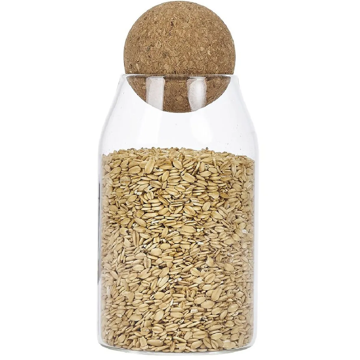 Bocal en verre avec couvercle en liège70 cl^Gifi Sale