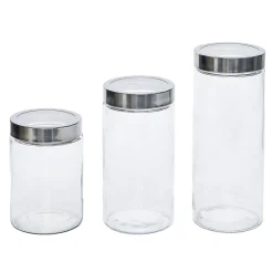 Bocal en verre avec couvercle hermétique x3^Gifi Hot