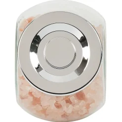 Bocal en verre incliné 200ml avec couvercle en plastique à visser x2^Gifi