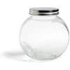 Bocal en verre transparent couvercle métal 2000ml - 16x11,5xH.16cm^Gifi Best