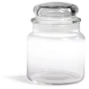 Bocal en verre transparent avec couvercle hermétique 500ml - H.13cm^Gifi