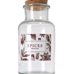 Bocal verre avec couvercle en liège^Gifi New