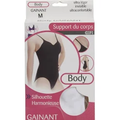 New Gifi Body gainant femme uni noir