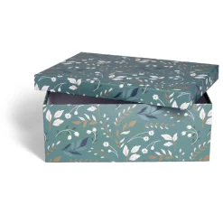 Rangement|Gifi Boite carton décorée 48x33,5xH16cm - 2 modèles