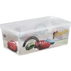 Rangement|Gifi BOITE TEXTILE 6L CARS