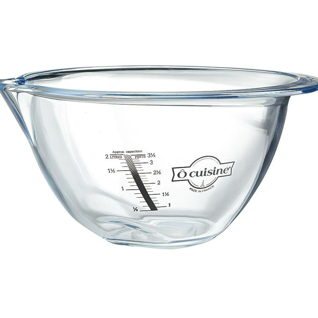 Bol à mixer gradué Ocuisine verre transparent^Gifi Best
