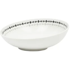 Bol à salade porcelaine contour Ø20 cm^Gifi Online