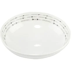 Bol à salade porcelaine contour Ø20 cm^Gifi Online