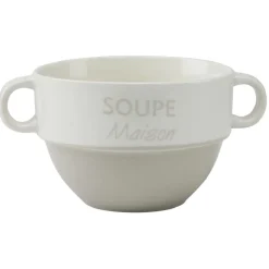Bol à soupe en faïence Ø14 x H10 cm^Gifi Clearance
