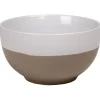 Bol bicolore blanc et taupe^Gifi