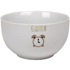 Bol blanc motif réveil^Gifi Clearance