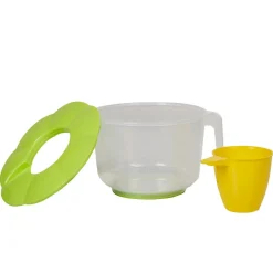 Bol doseur avec couvercle et gobelet intégré^Gifi Hot