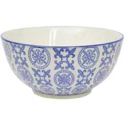 Bol en faïence motif carreau de ciment Ø11,5 cm^Gifi Online