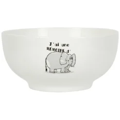 Bol humoristique en céramique^Gifi Discount
