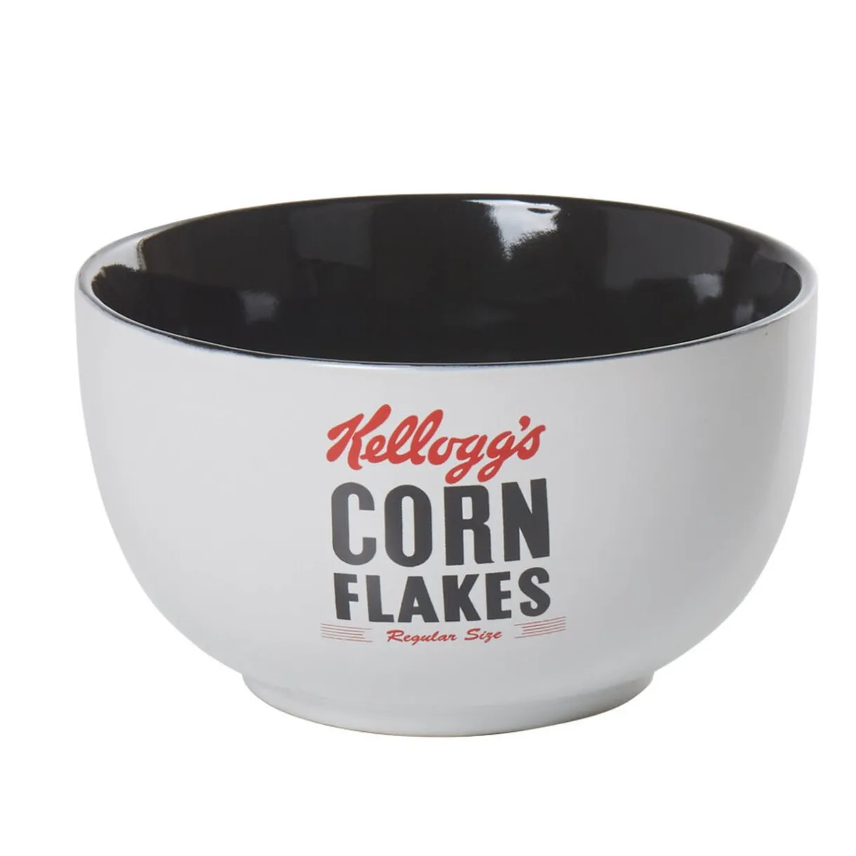 Bol Kellog's Corn flakes blanc et noir^Gifi Best