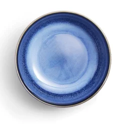 Bol Meteor porcelaine noir et bleu Ø16cm^Gifi Outlet