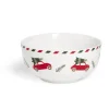 Bol Noël porcelaine blanc motif voiture rouge Ø13xH6,5cm^Gifi Hot