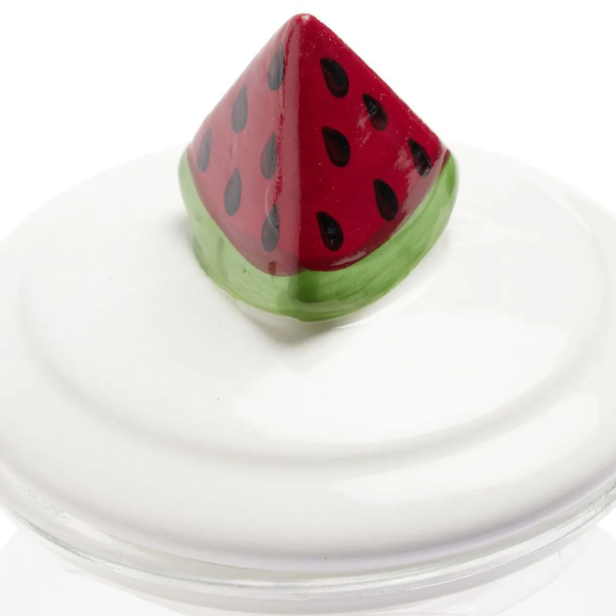 Bonbonnière avec décoration en forme de fruits^Gifi Discount