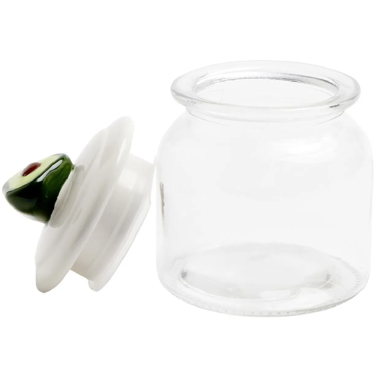 Bonbonnière avec décoration en forme de fruits^Gifi Discount