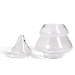 Bonbonnière en verre forme sapin Ø19,5xH28cm^Gifi Best